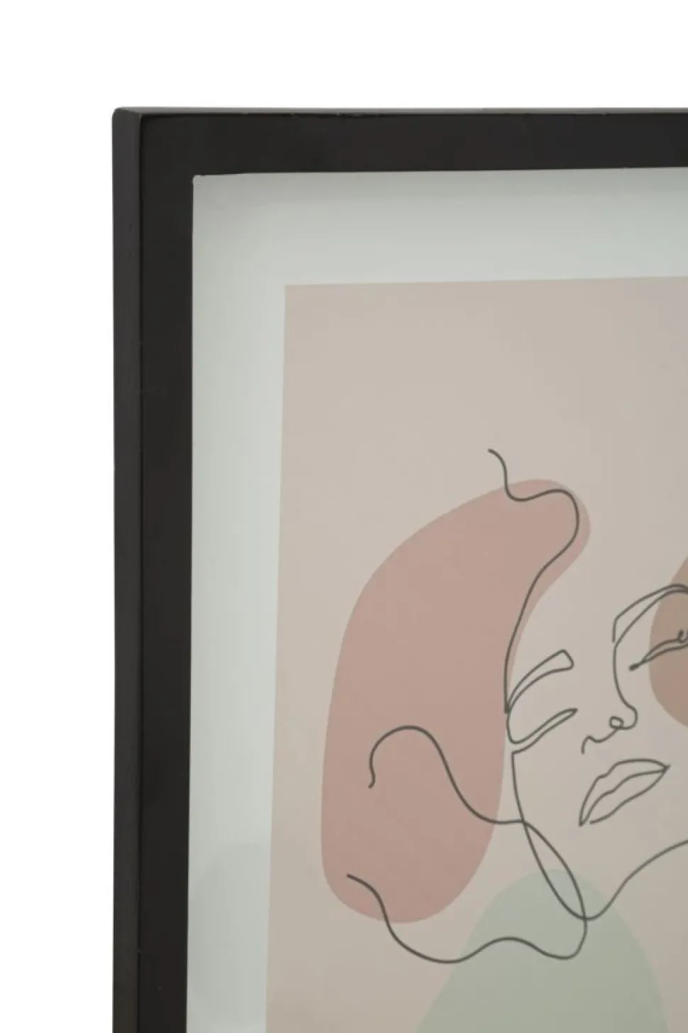 Tampon Visage M.D.F. et verre multicolore