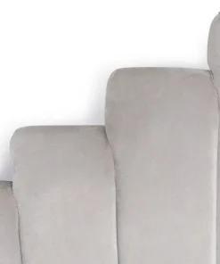 Tête de lit Arena 160 cm Velours Argent