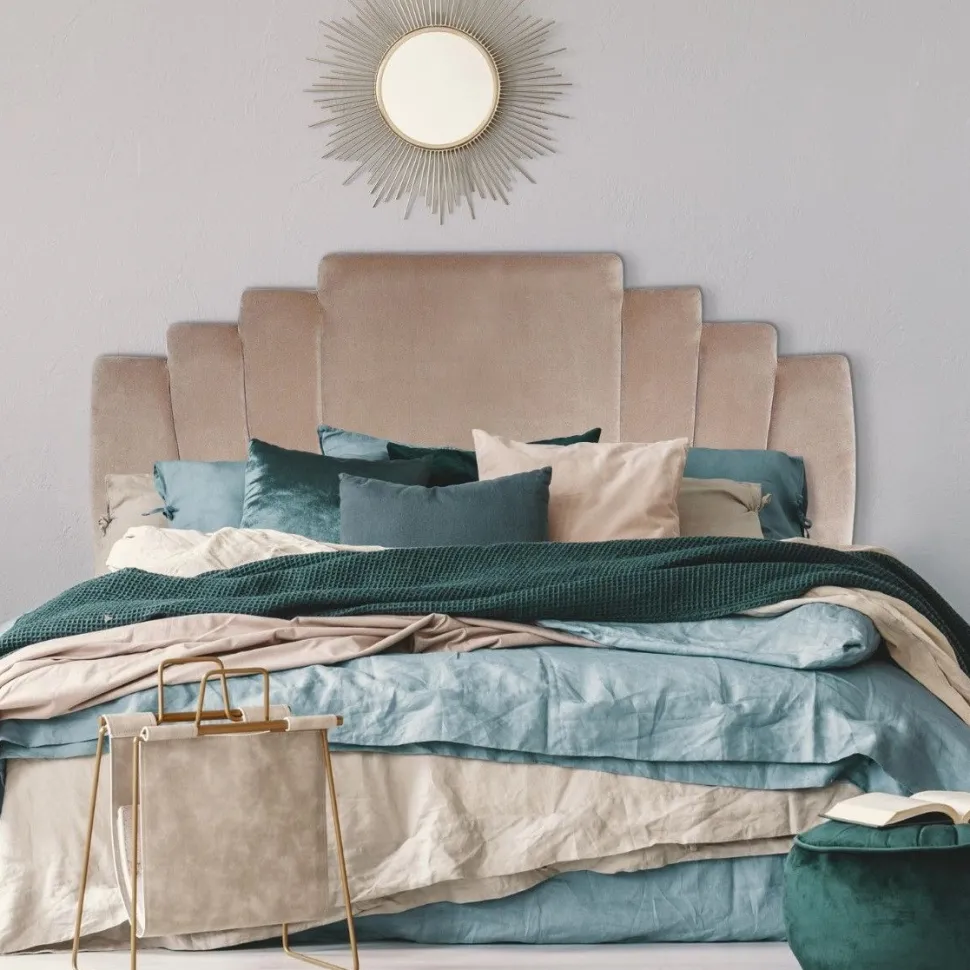 Tête de lit Arena 180 cm Velours Taupe