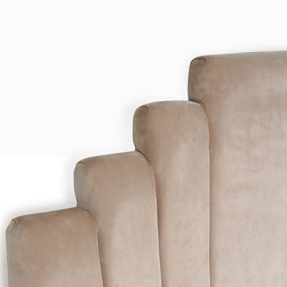 Tête de lit Arena 180 cm Velours Taupe