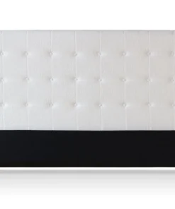 Tête de lit capitonnée Luxor 180cm Tissu bouclette Crème