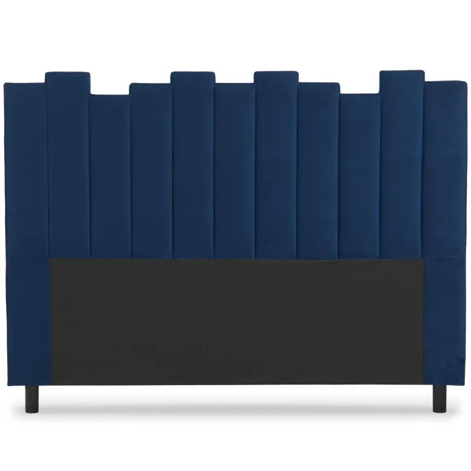 Tête de lit Lucky 160 cm Velours Bleu