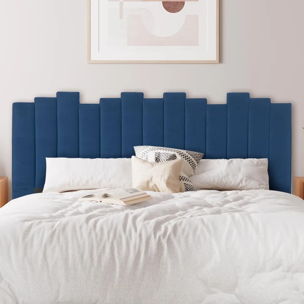 Tête de lit Lucky 180cm Velours Bleu