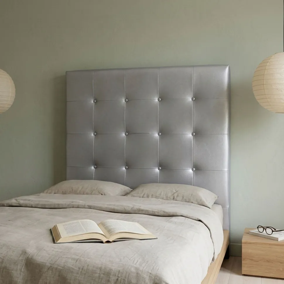 Tête de lit Luxor 90cm Argent