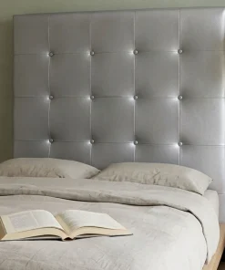 Tête de lit Luxor 90cm Argent