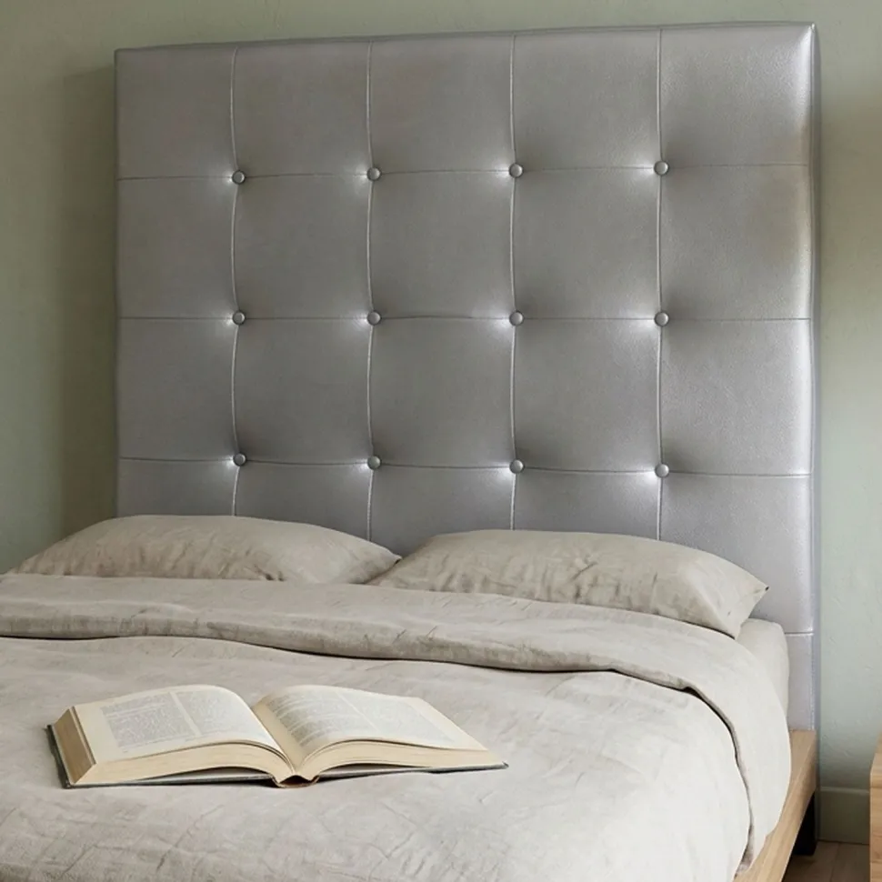 Tête de lit Luxor 90cm Argent