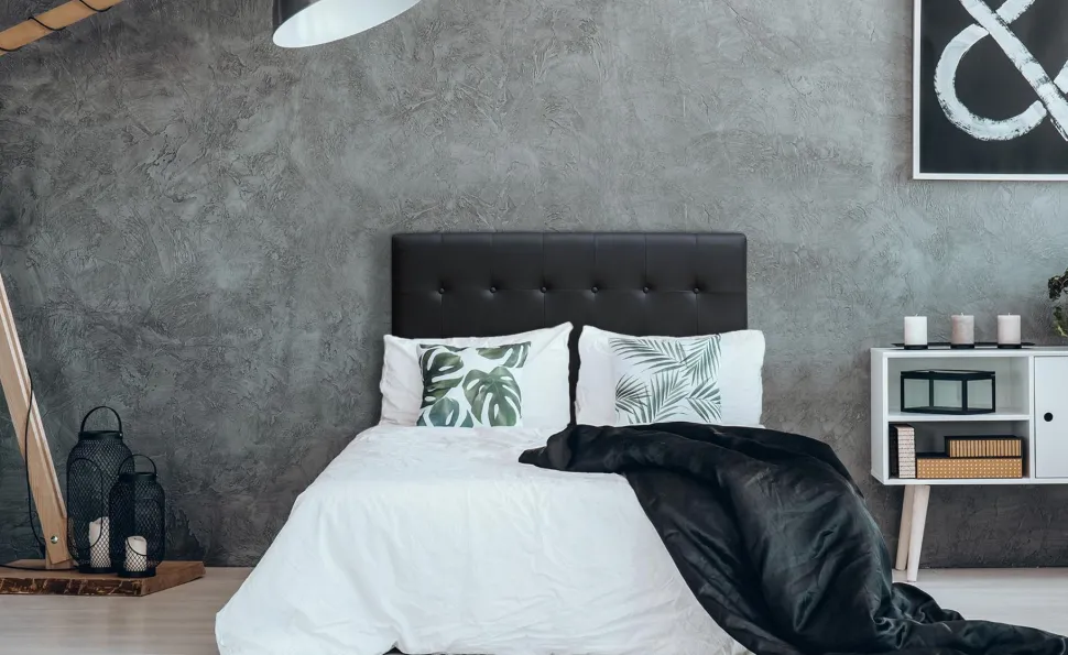 Tête de lit Luxor 140cm Noir