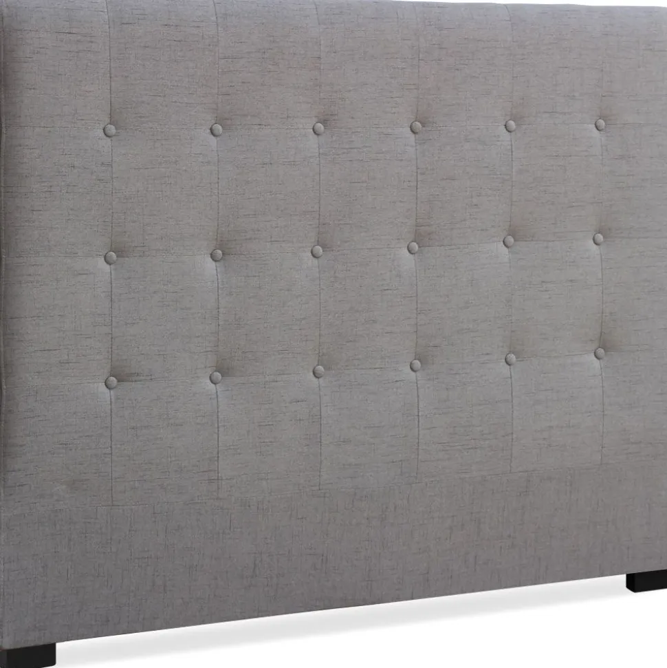 Tête de lit Luxor 140cm Tissu Taupe
