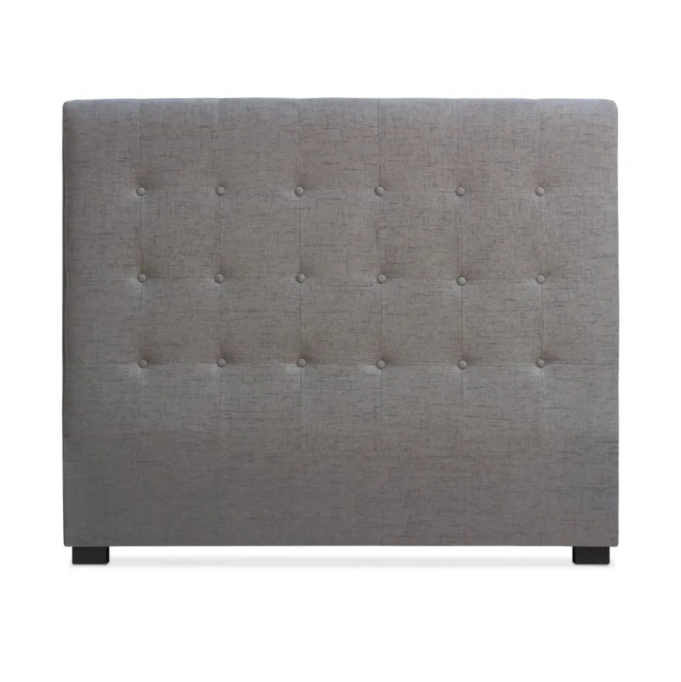 Tête de lit Luxor 140cm Tissu Taupe