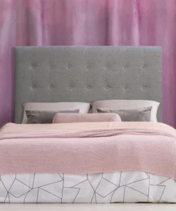 Tête de lit Luxor 140cm Tissu Taupe