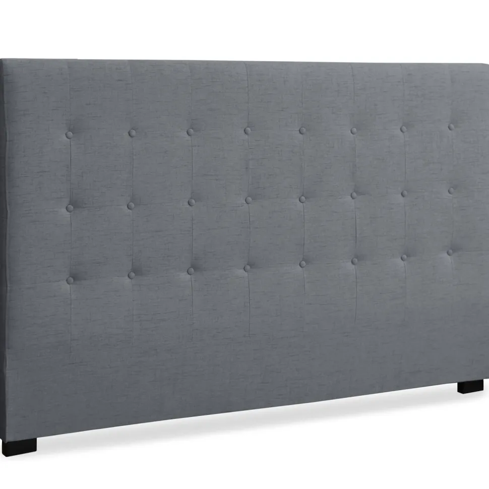 Tête de lit Luxor 180cm Tissu Gris