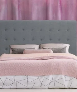 Tête de lit Luxor 180cm Tissu Gris