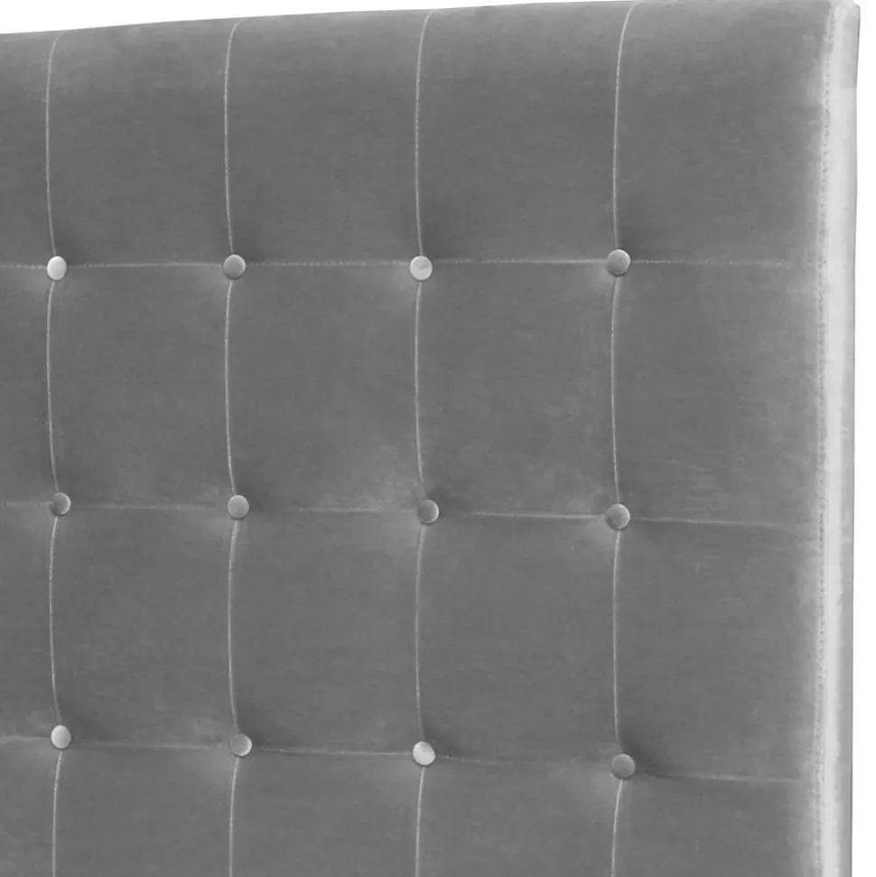 Tête de lit Luxor 180cm Velours Argent