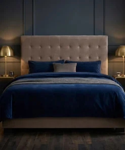 Tête de lit Luxor 180cm Velours Taupe