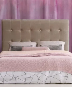 Tête de lit Luxor 160cm Velours Taupe