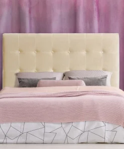 Tête de lit Luxor 160cm Velours Beige