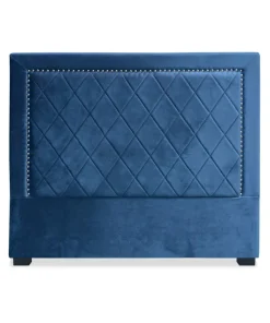 Tête de lit Meghan 140cm Velours Bleu