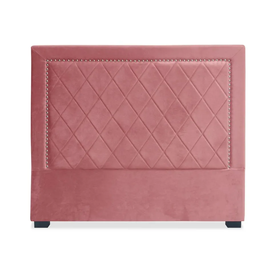 Tête de lit Meghan 140cm Velours Rose