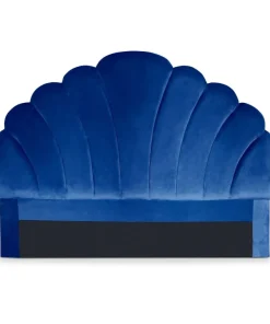 Tête de lit Mermaid 140 cm Velours Bleu