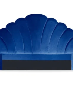 Tête de lit Mermaid 160 cm Velours Bleu