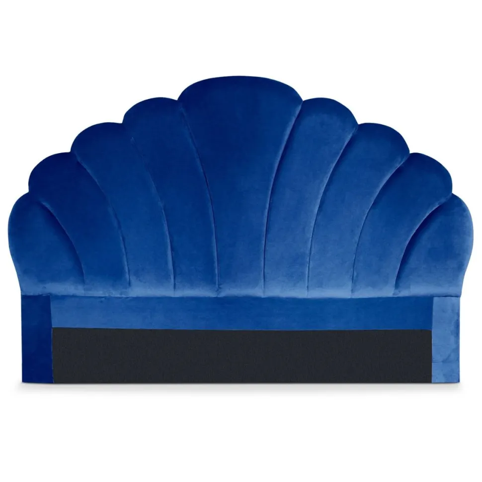 Tête de lit Mermaid 160 cm Velours Bleu