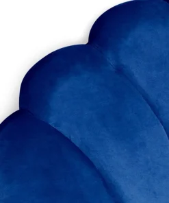Tête de lit Mermaid 160 cm Velours Bleu