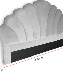 Tête de lit Mermaid 160 cm Velours Bleu