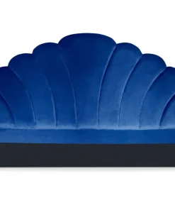 Tête de lit Mermaid 180 cm Velours Bleu