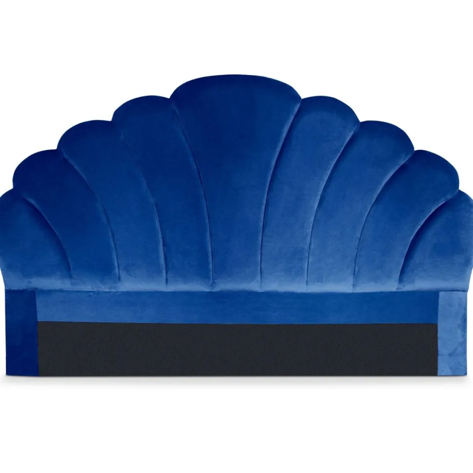 Tête de lit Mermaid 180 cm Velours Bleu