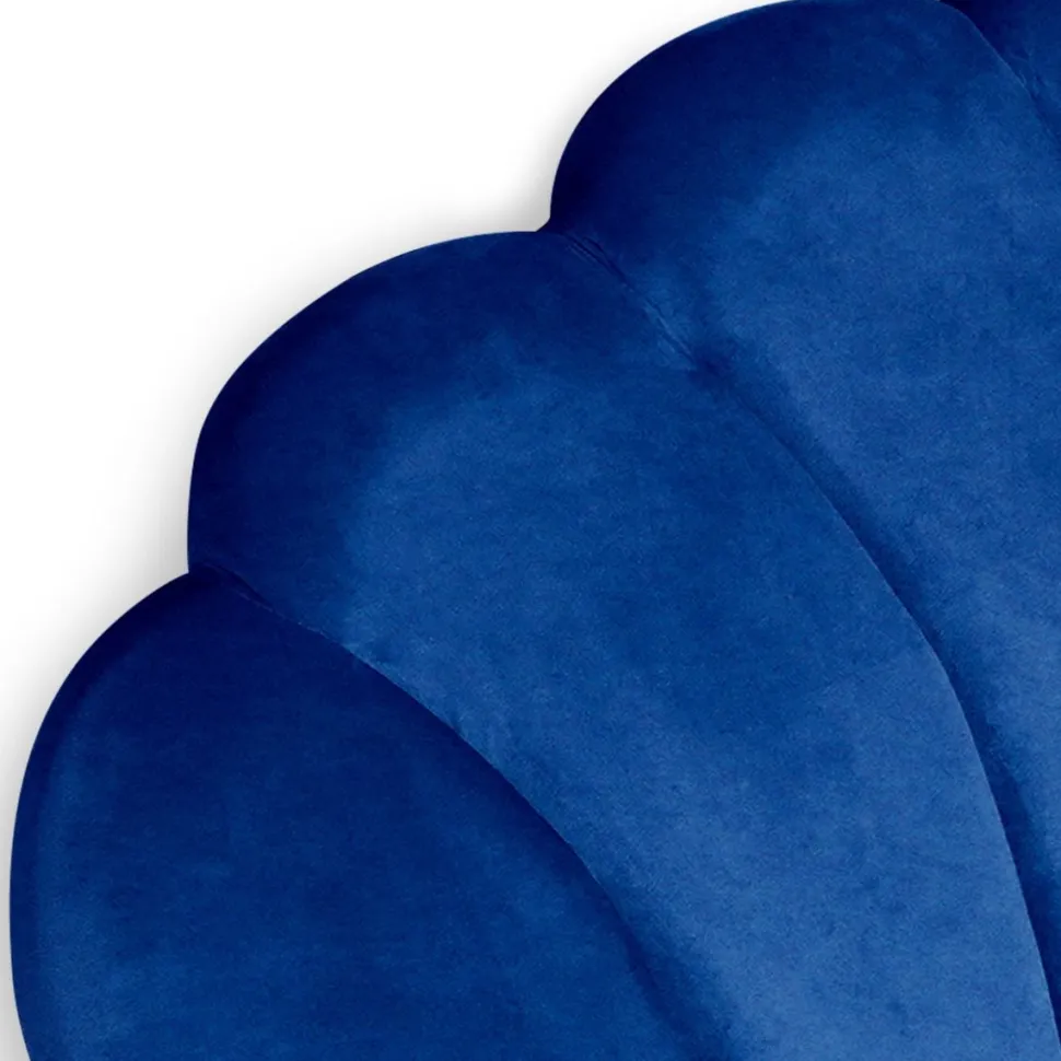 Tête de lit Mermaid 180 cm Velours Bleu