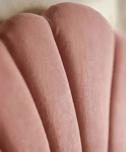 Tête de lit Mermaid 160 cm Velours Rose