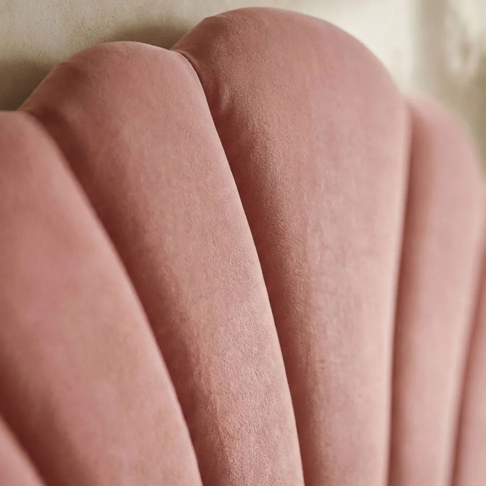 Tête de lit Mermaid 160 cm Velours Rose