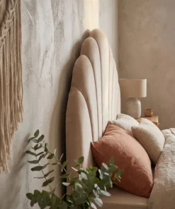 Tête de lit Mermaid 160 cm Velours Taupe