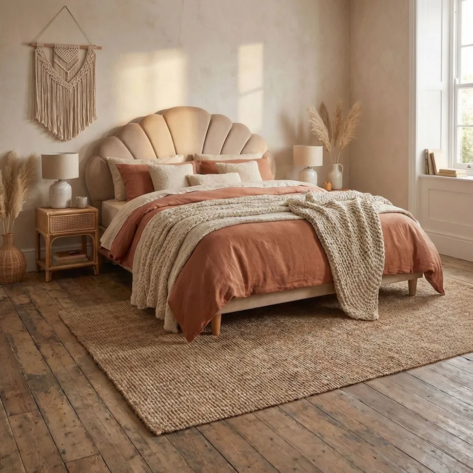 Tête de lit Mermaid 160 cm Velours Taupe
