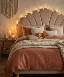 Tête de lit Mermaid 160 cm Velours Taupe