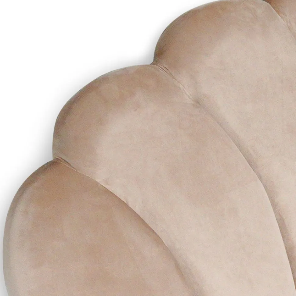Tête de lit Mermaid 160 cm Velours Taupe