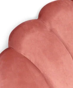 Tête de lit Mermaid 140 cm Velours Rose