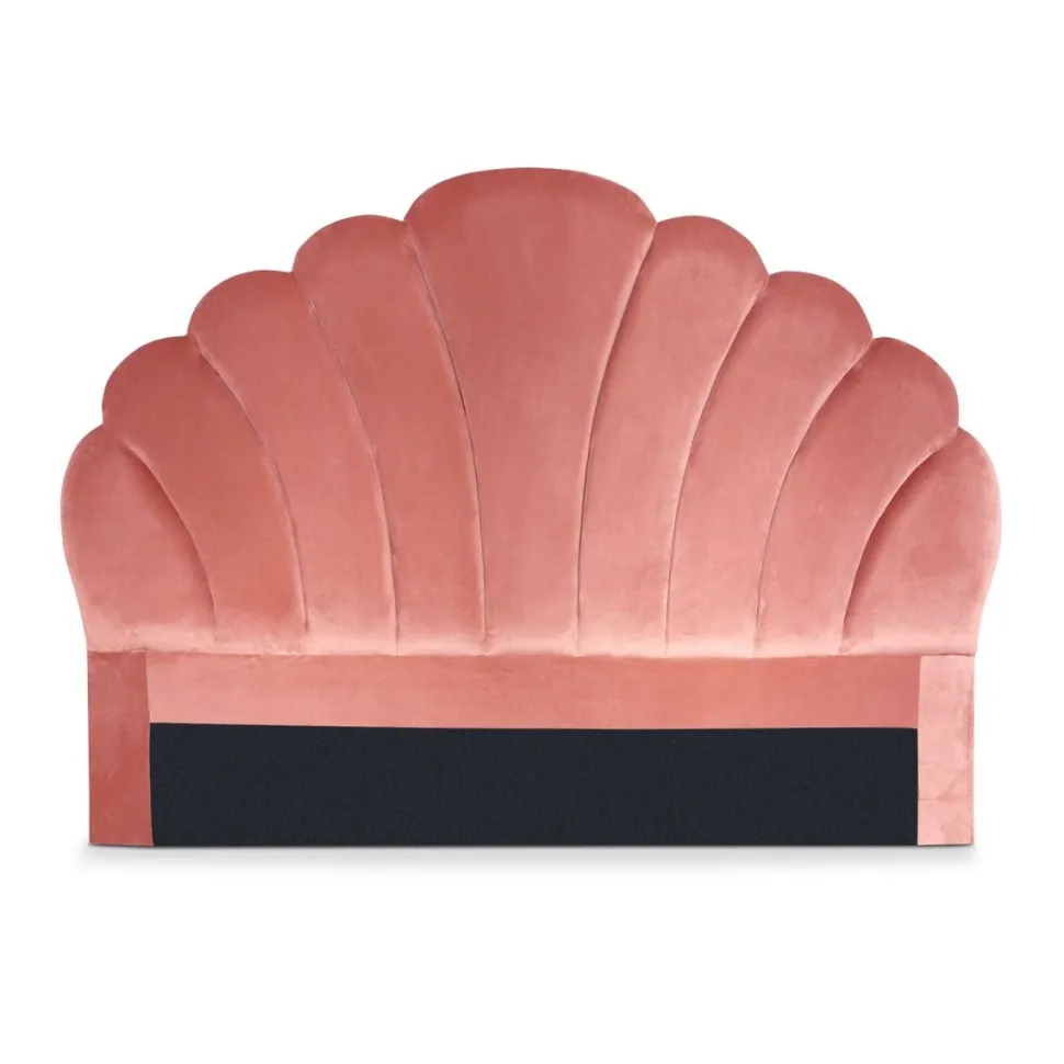 Tête de lit Mermaid 140 cm Velours Rose