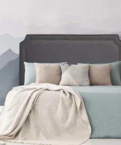Tête de lit Milana 180cm Tissu Gris