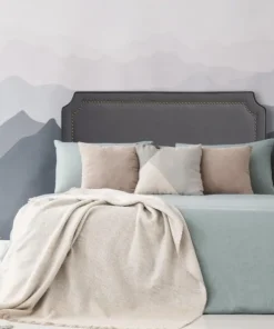 Tête de lit Milana 140cm Tissu Gris