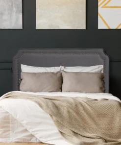 Tête de lit Milana 160cm Tissu Gris