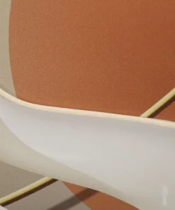 Œuvre abstraite avec LED