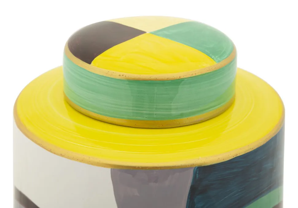 Vase artistique cubiste Piccassy Multicolore