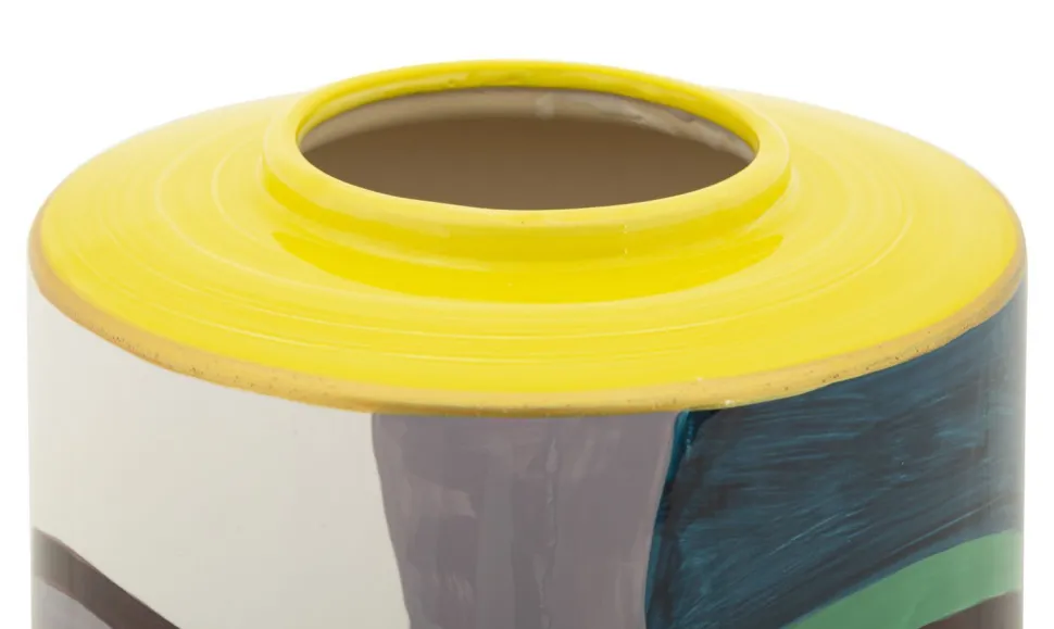 Vase artistique cubiste Piccassy Multicolore