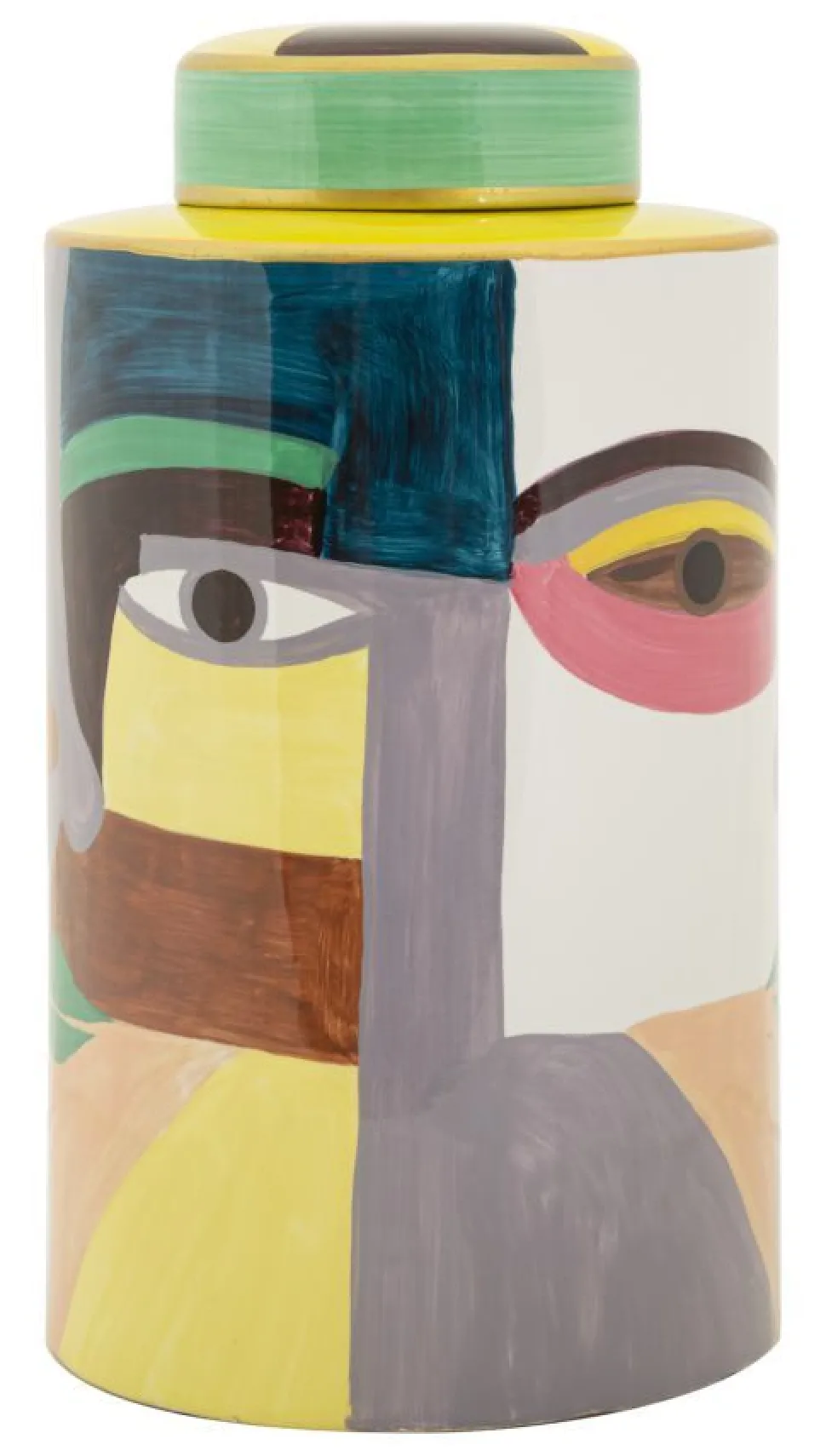 Vase artistique cubiste Piccassy Multicolore