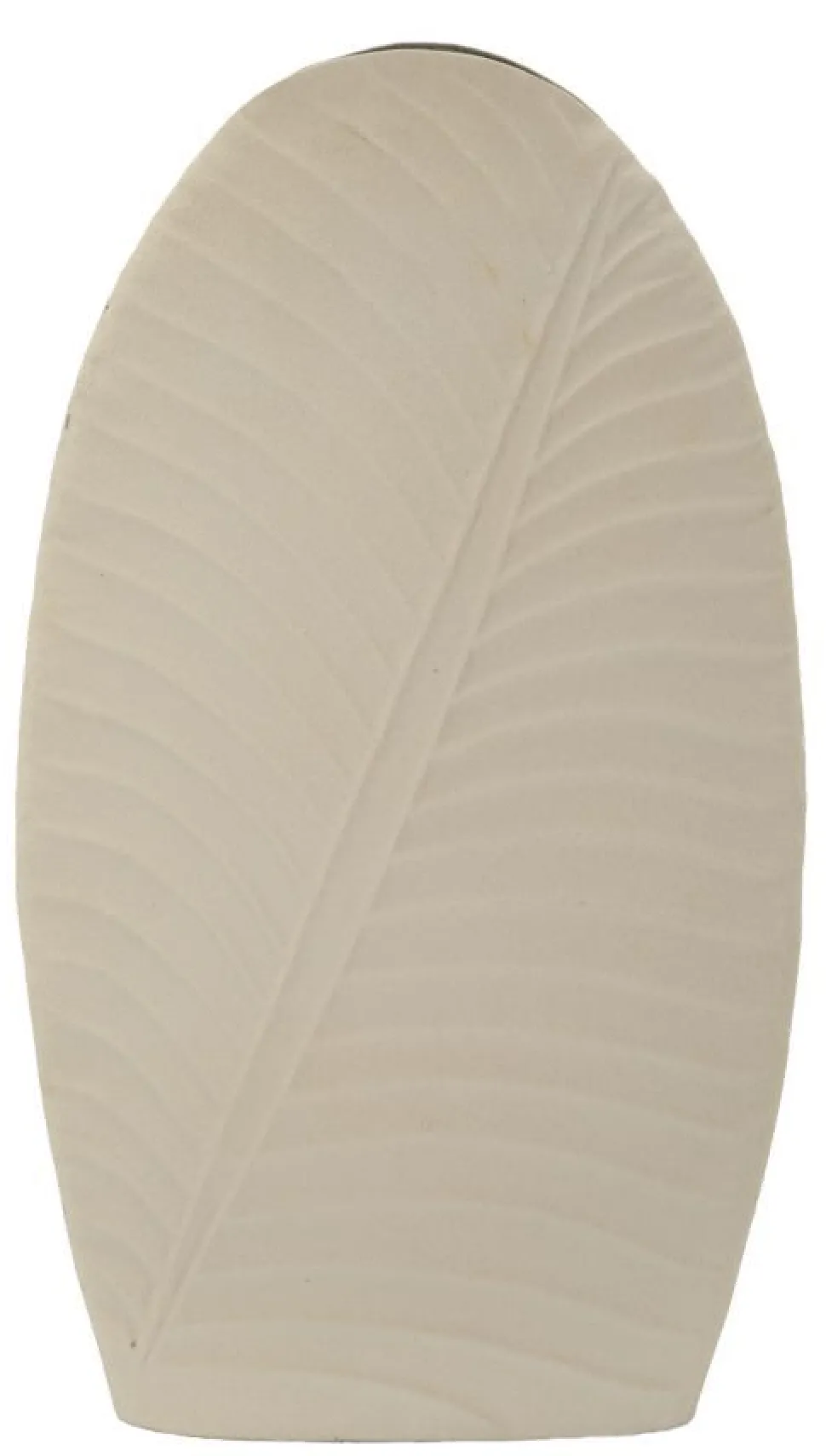 Vase décoratif élancé finition mate Dune couleur Crème