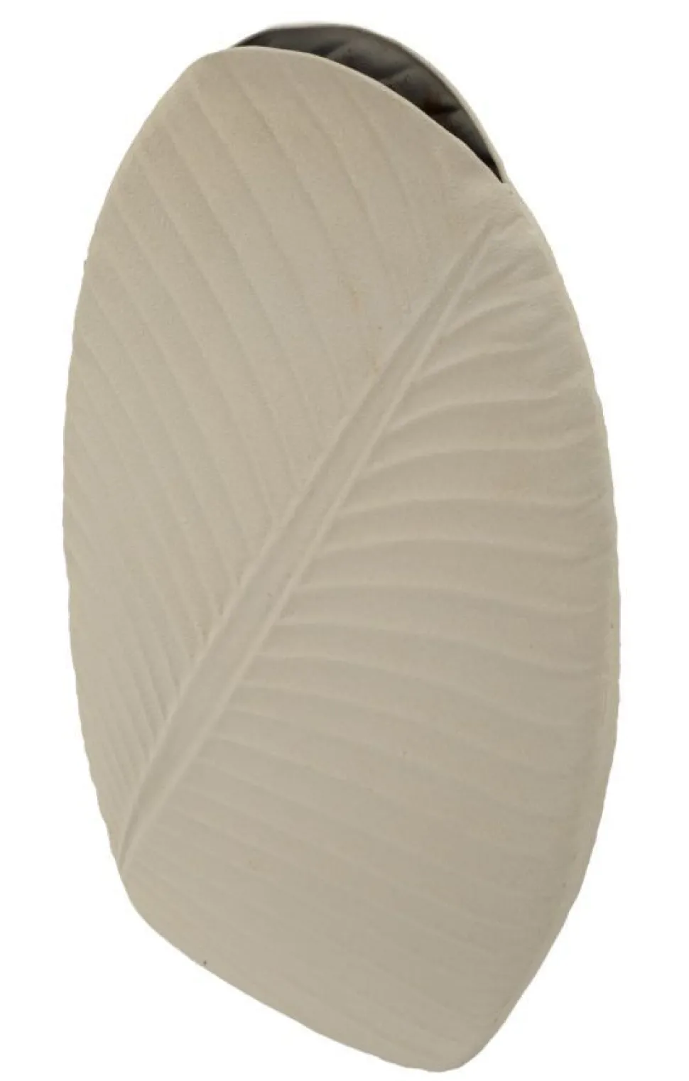 Vase décoratif élancé finition mate Dune couleur Crème