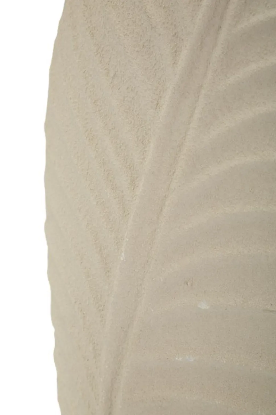 Vase Dune effet Sable surface Feuillue