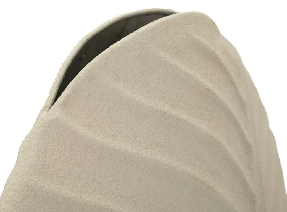 Vase Dune en relief couleur Neutre