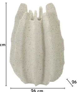 Vase en résine effet pierre